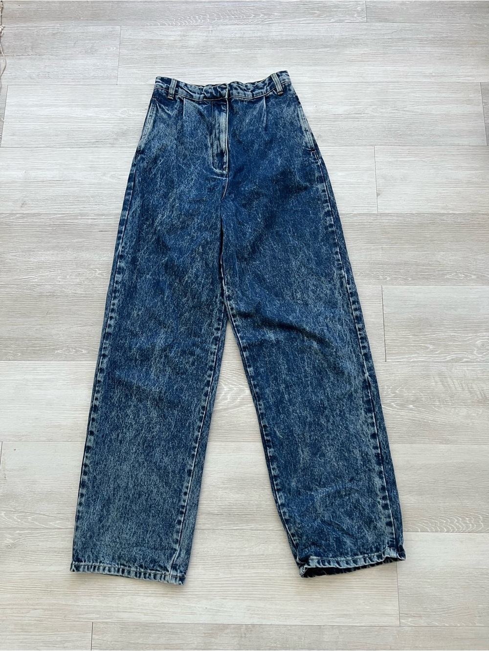 $250 Raey Acid Wash Denim Jeans Size 26